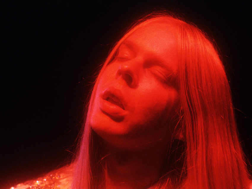 Keyboardist Rick Wakeman with Closed Eyes